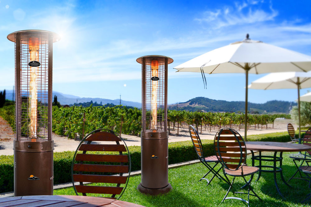 Paragon Outdoor Vulcan Round Flame Tower Heater, 82.5”, 32,000 BTU - Hammered Bronze Paragon Outdoor Vulcan Round Flame Tower Heater, 82.5”, 32,000 BTU - Hammered Bronze