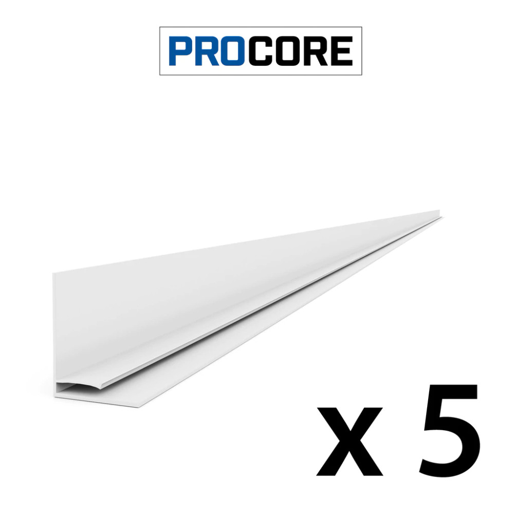 Proslat 8 ft. PROCORE PVC Top Trim Pack (5-Pack)