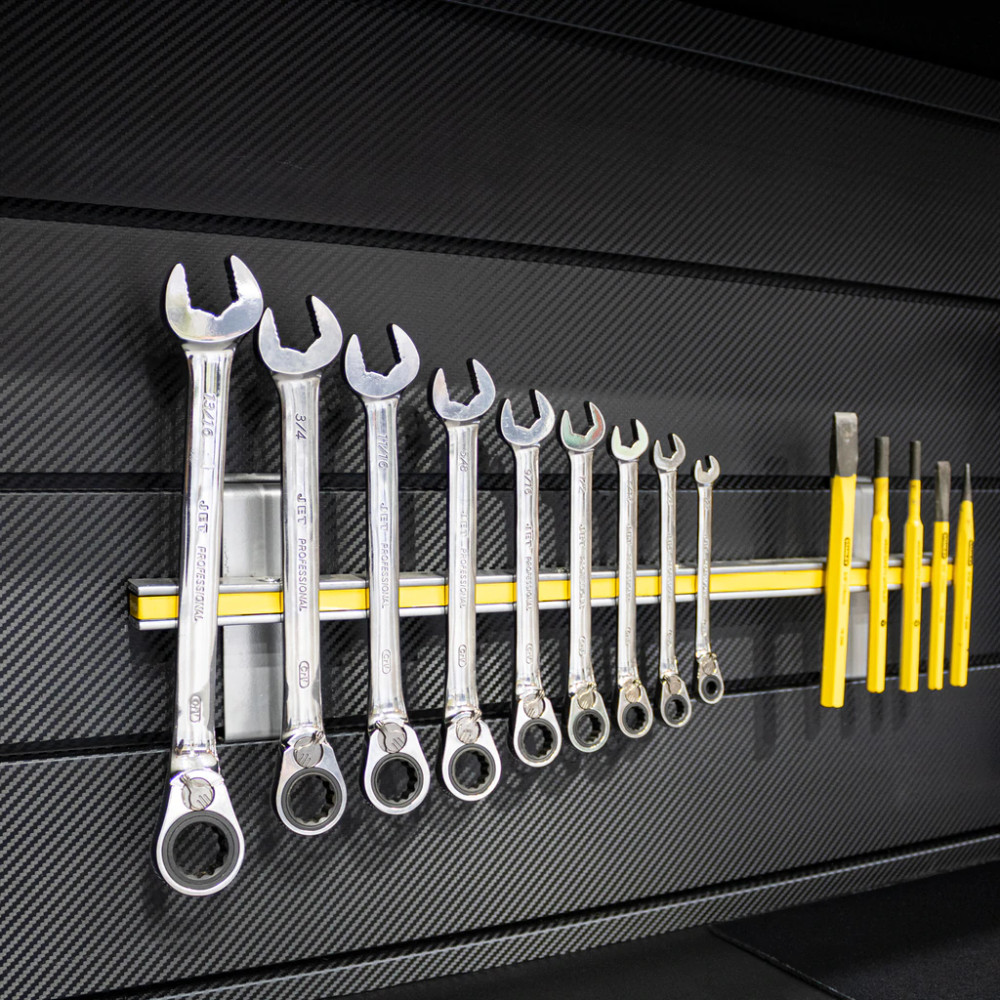 Proslat PROCORE+ Black Carbon fiber PVC Slatwall 8 ft. x 4 ft. Proslat PROCORE+ Black Carbon fiber PVC Slatwall 8 ft. x 4 ft.