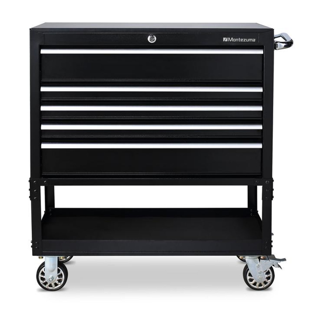 Montezuma 36" 5-Drawer Utility Cart