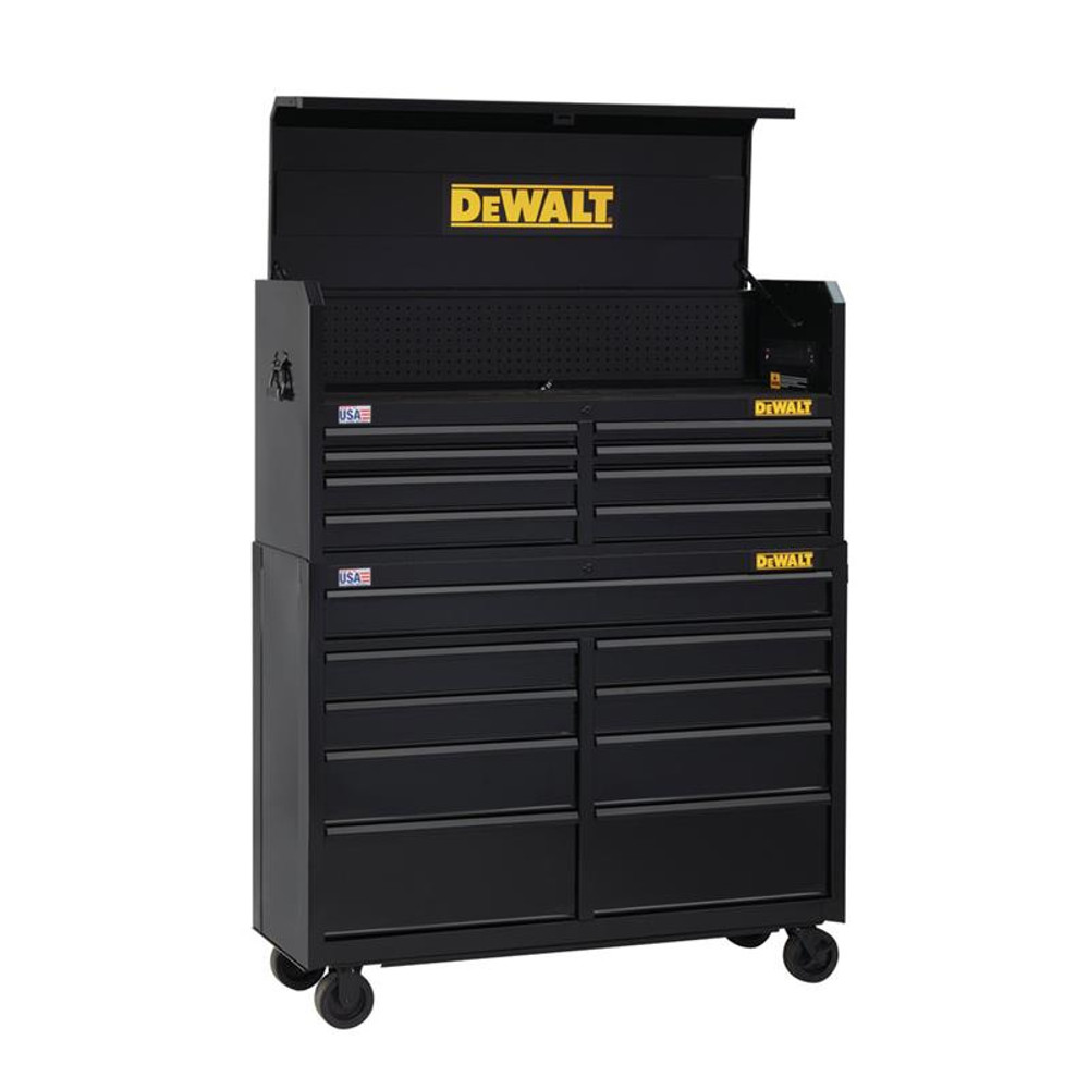 8 Drawer Hard Wood Tool Box Chest Cabinet Storage Locking Mechanic