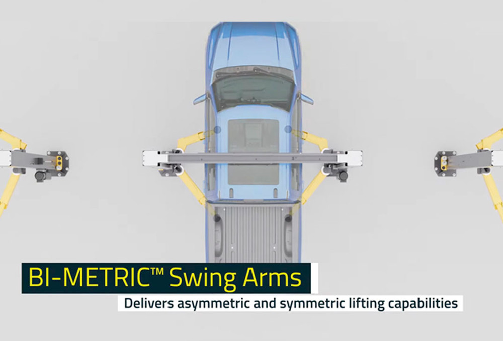 Bendpak 10AP 10,000‐lb. Capacity ALI Certified / Adaptable Clearfloor / Adjustable Width / Screw Pads / 145" O.A. Height