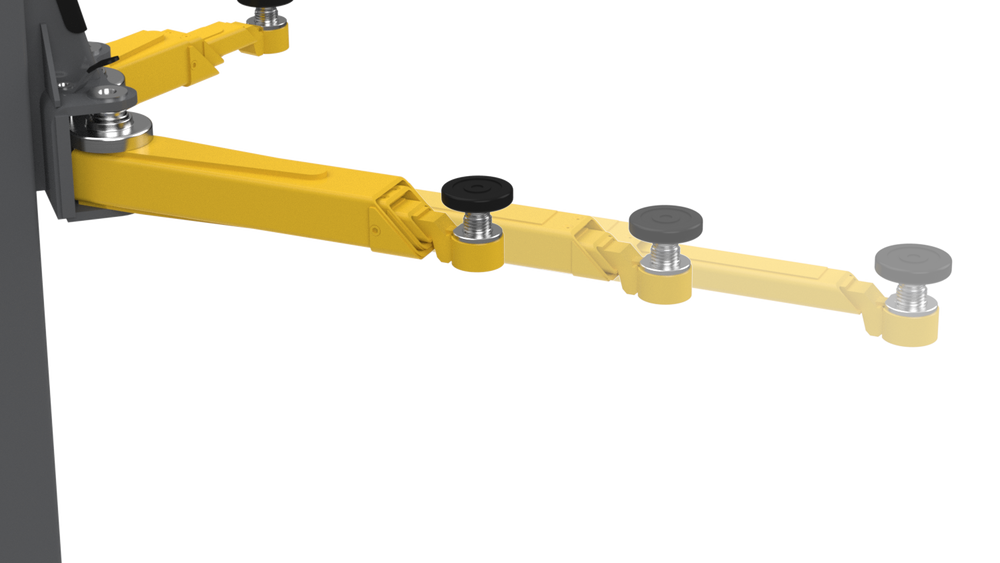 Bendpak 10AP 10,000‐lb. Capacity ALI Certified / Adaptable Clearfloor / Adjustable Width / Screw Pads / 145" O.A. Height