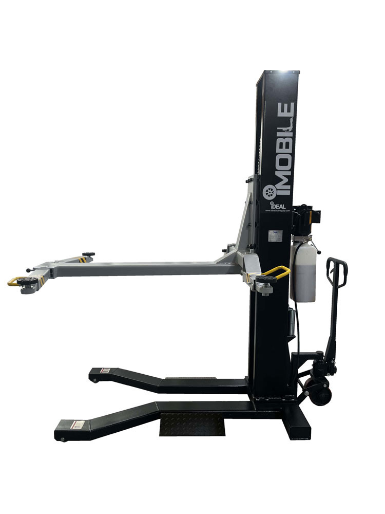 iDEAL MSC-6KLP 6,000 lb. Low Profile Mobile Single Post Lift
