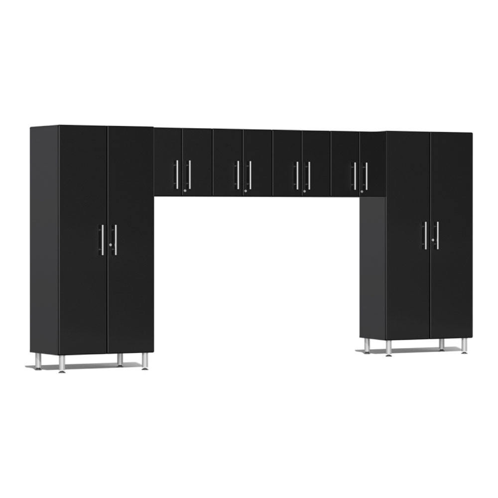 Ulti-MATE Garage 2.0 Series Black Metallic 6-Piece Cabinet Set