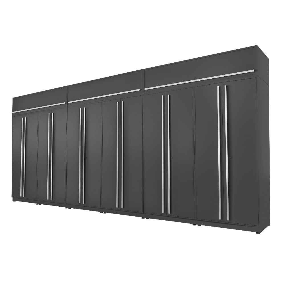 Proslat Fusion Plus 20 ft set - Tall Cabinet & Overheads (6-Pack) Proslat Fusion Plus 20 ft set - Tall Cabinet & Overheads (6-Pack)