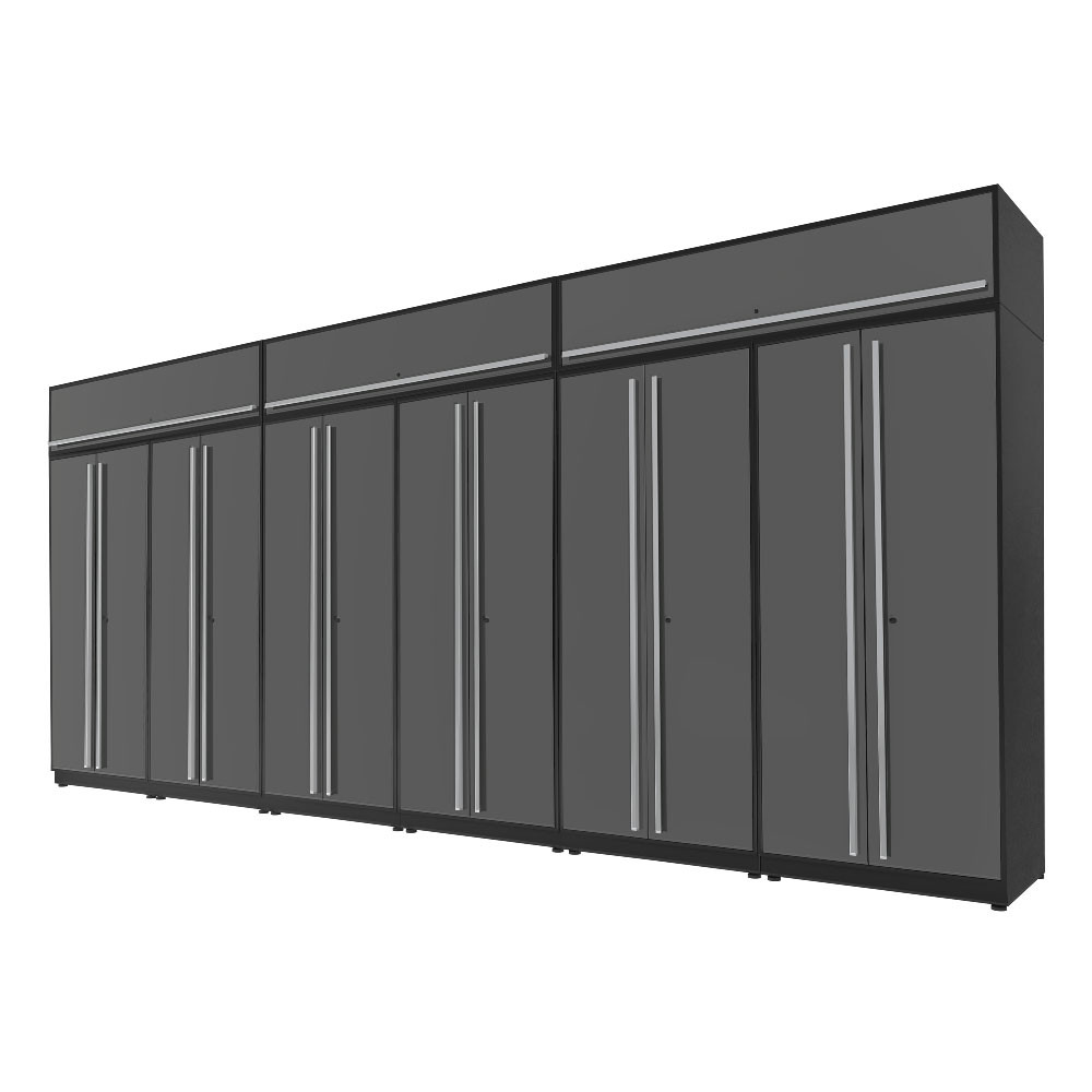 Proslat Fusion Plus 20 ft set - Tall Cabinet & Overheads (6-Pack) Proslat Fusion Plus 20 ft set - Tall Cabinet & Overheads (6-Pack)