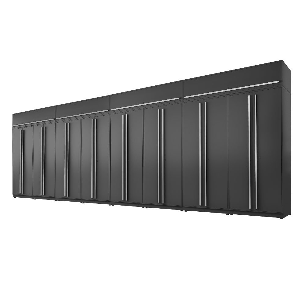 Proslat Fusion Plus 26.5 ft set - Tall Cabinet & Overheads (8-Pack) Proslat Fusion Plus 26.5 ft set - Tall Cabinet & Overheads (8-Pack)