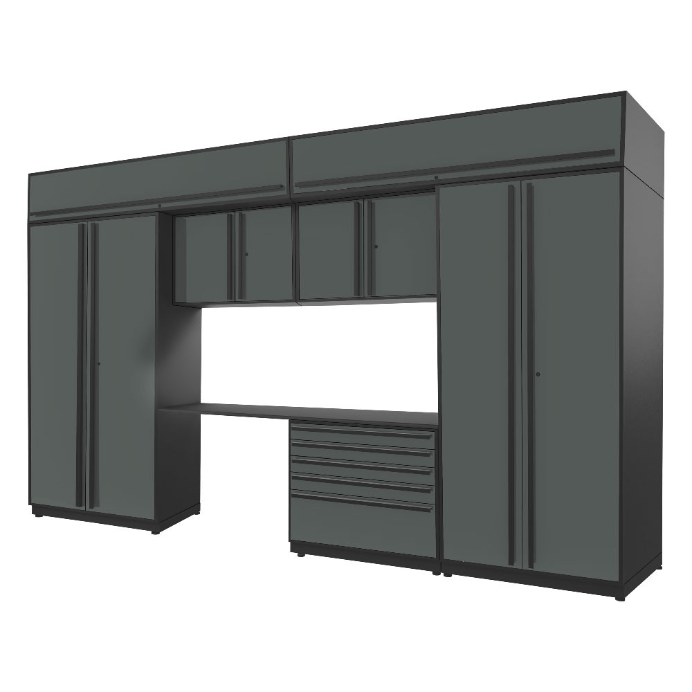 Proslat Fusion Plus 13 ft set - Handy 5 Drawer & Overheads Proslat Fusion Plus 13 ft set - Handy 5 Drawer & Overheads