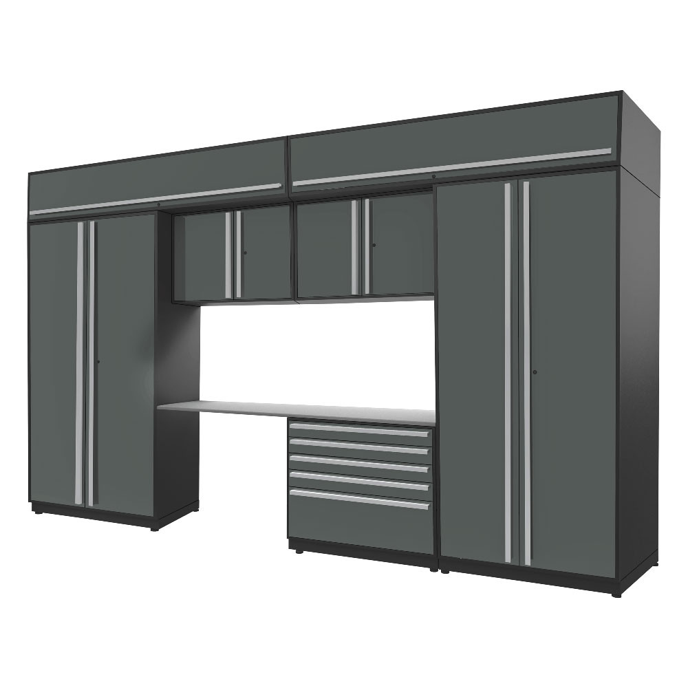 Proslat Fusion Plus 13 ft set - Handy 5 Drawer & Overheads Proslat Fusion Plus 13 ft set - Handy 5 Drawer & Overheads