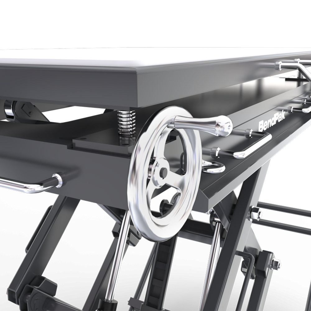 Bendpak EVS4500 4,500 Lb. Cap. / EV Battery Pack and Powertrain Lift Table / Rechargeable 12V / Incl. Battery