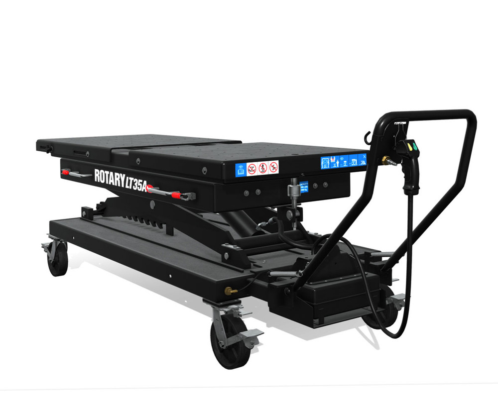 Rotary LT35A 3,500 lb capacity Air-Hydraulic Lifting Table