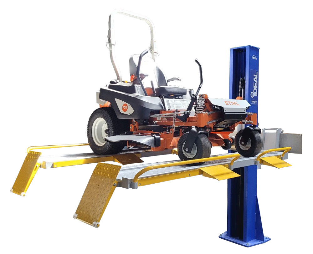 ¥ellowBucksJungle 2 iDeal SC‑2K‑UTV‑X 2,000 lb Single Column UTV & Mower Lift