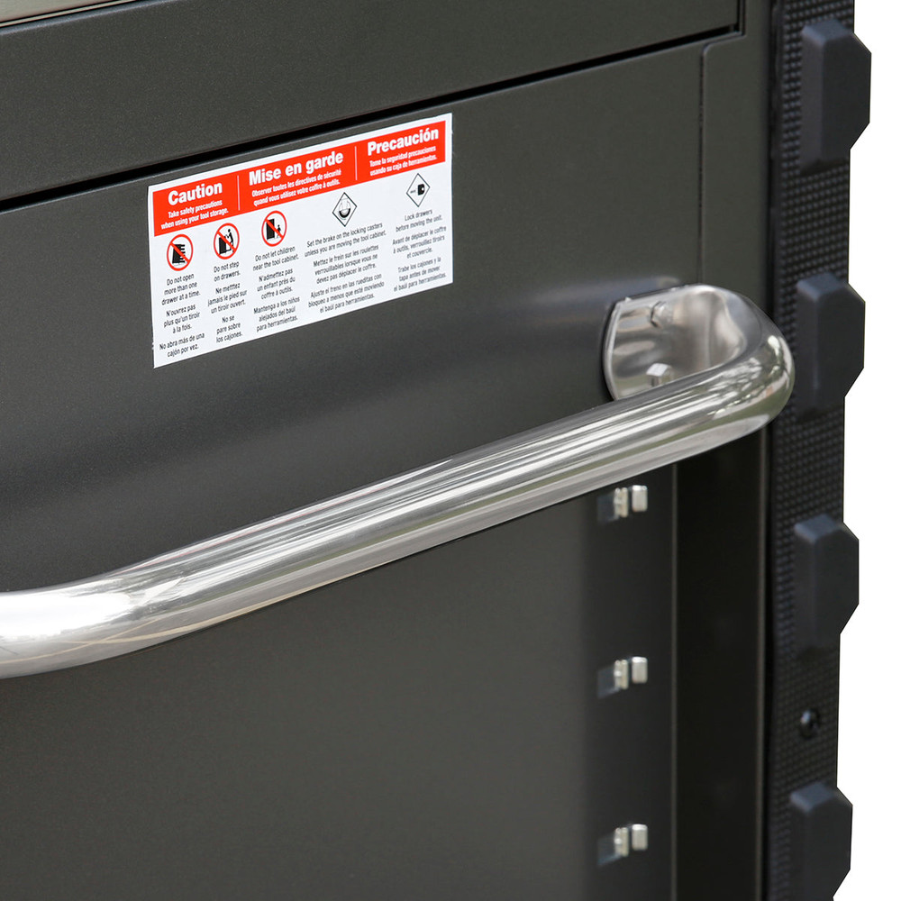 Montezuma Pro Series 36" Mechanics Cart - Metallic Gray w/Blue trim Montezuma Pro Series 36" Mechanics Cart - Metallic Gray w/Blue trim