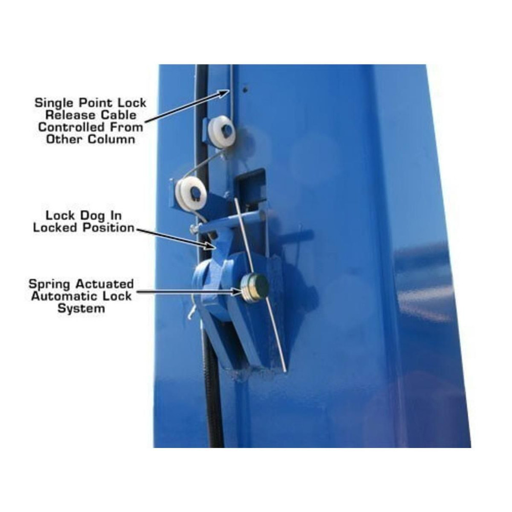 Atlas OHX10000X Commercial Grade Extra Tall 10,000 lb. Capacity 2-Post Lift