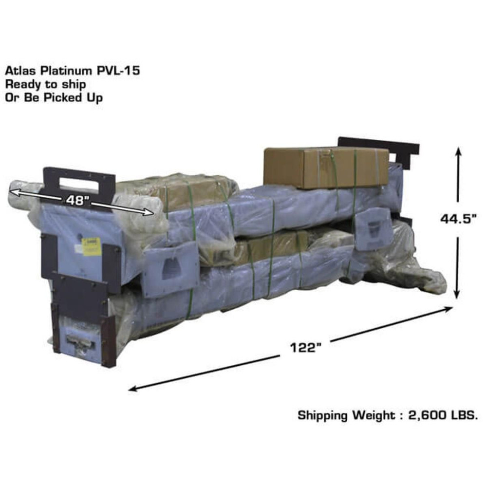 Atlas Platinum PVL15 ALI Certified Commercial Overhead 15,000 lb. Capacity 2-Post Lift