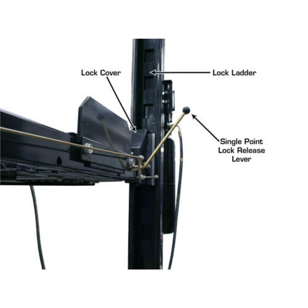 Atlas Garage PRO8000EXT-L Extra Tall/Extra Long Portable Hobbyist 8,000 lb. Capacity 4-Post Lift