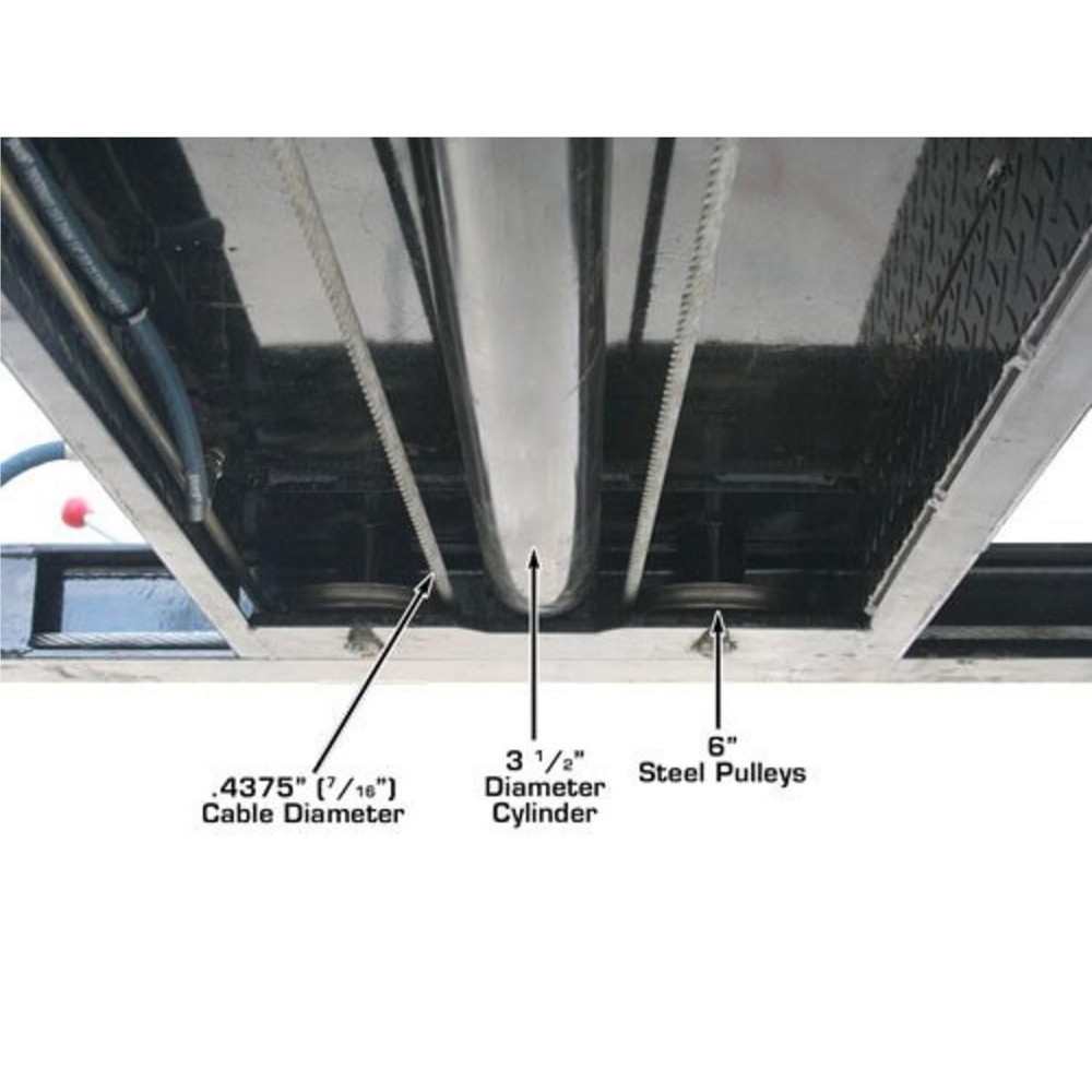 Atlas Garage PRO9000 Extra Tall/Extra Wide Portable Heavy Duty 9,000 lb. Capacity 4-Post Lift