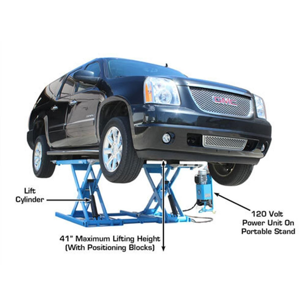 Atlas 7K-Kwik-Bay Portable Mid-Rise 7,000 lb. Capacity Scissor Lift