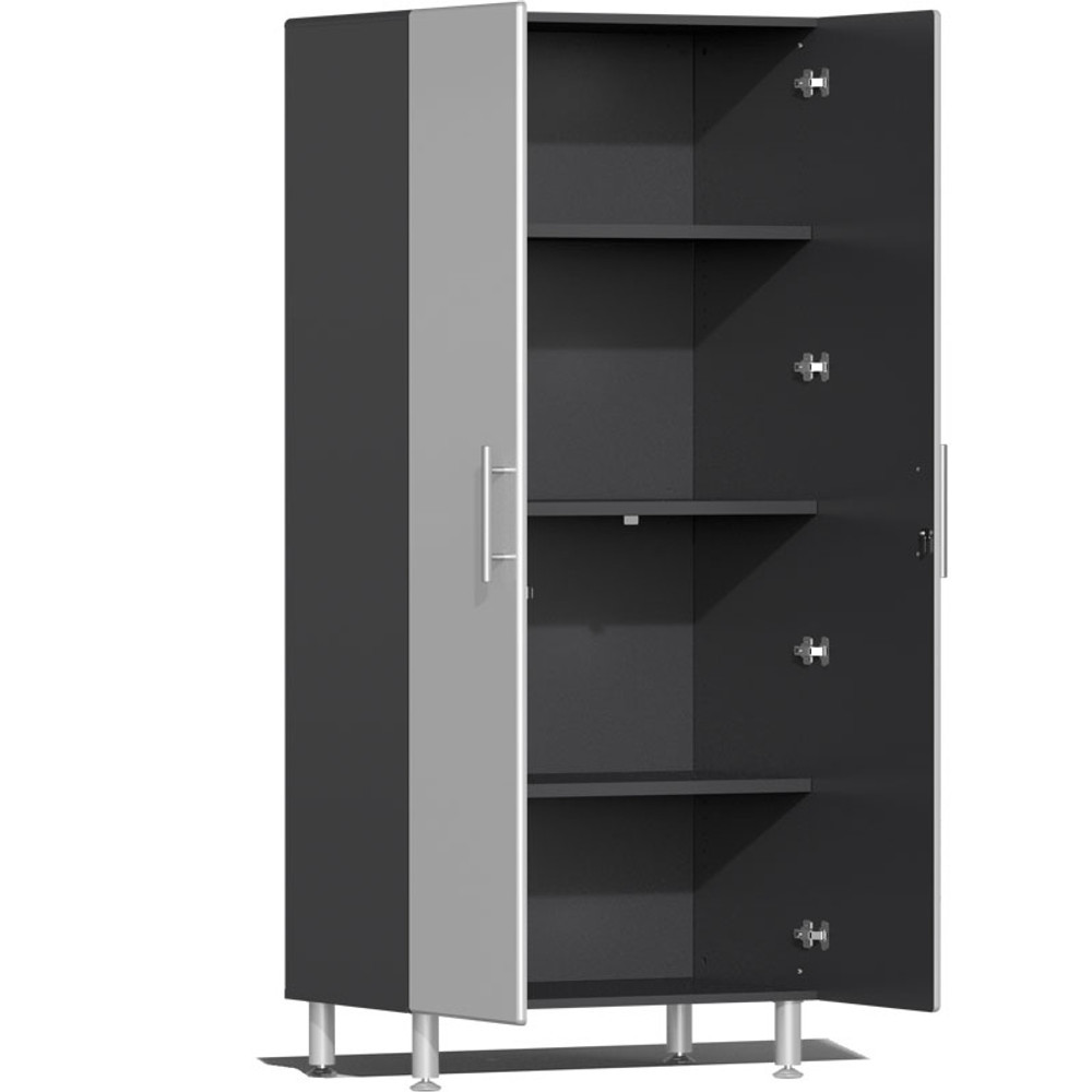 Ulti-MATE Garage 2.0 Series Silver Metallic 10-Piece Kit with Recessed Worktop Ulti-MATE Garage 2.0 Series Silver Metallic 10-Piece Kit with Recessed Worktop