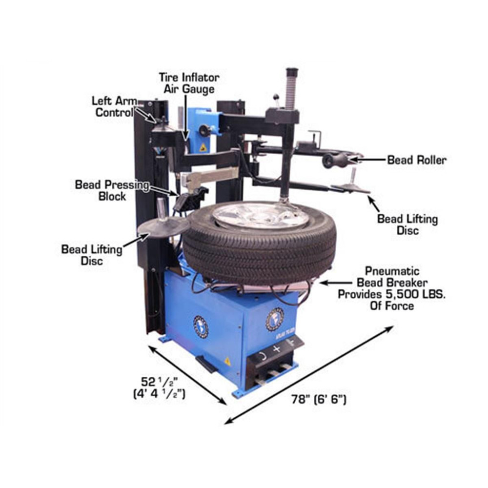 Atlas TC229 Tire Changer w/Dual Arms Atlas TC229 Tire Changer w/Dual Arms