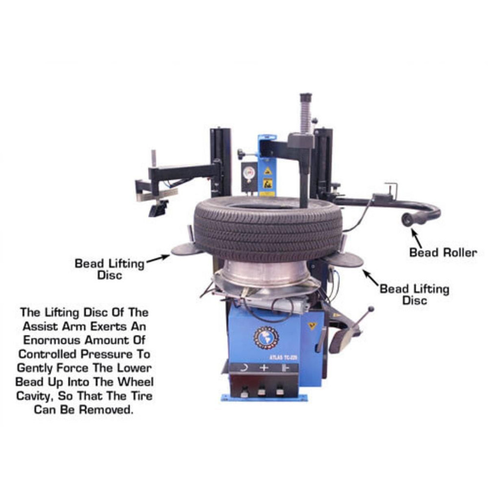 Atlas TC229 Tire Changer w/Dual Arms Atlas TC229 Tire Changer w/Dual Arms
