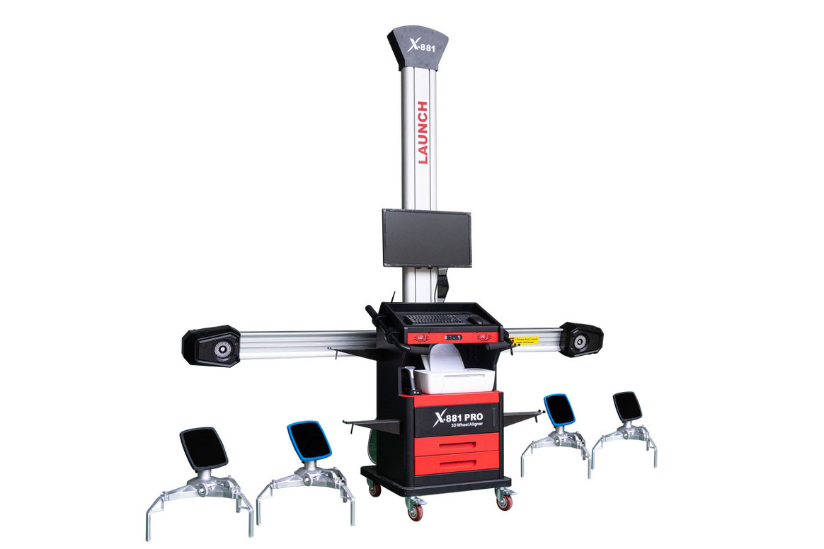 Launch Tech USA X-881 PRO Professional Mobile 3D Wheel Aligner