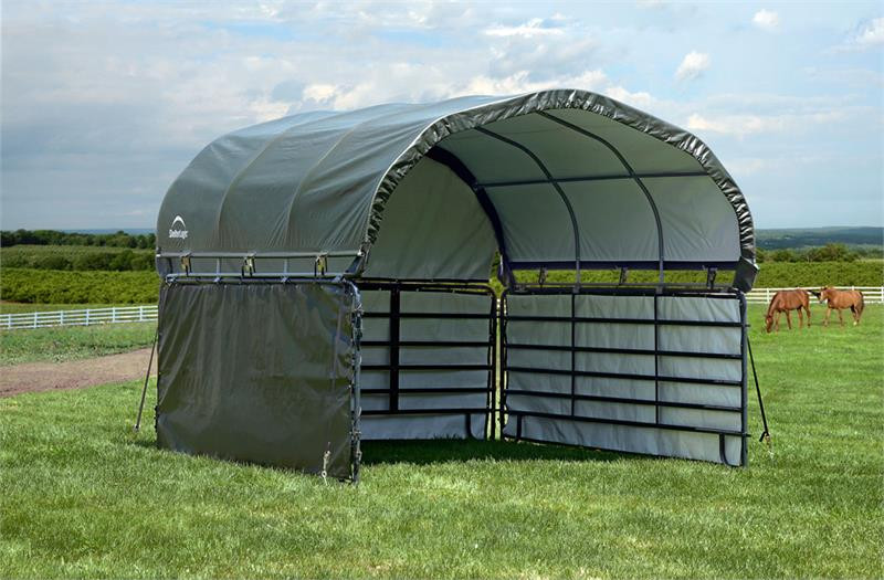 ShelterLogic Enclosure Kit for Corral Shelter 12 x 12 ft. Green (Corral