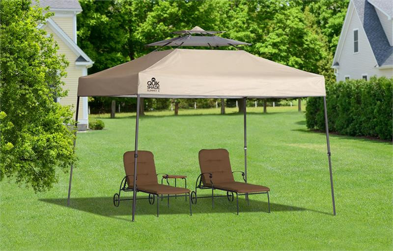 Quick Shade Summit SX100 10 X 10 ft. Straight Leg Canopy Taupe