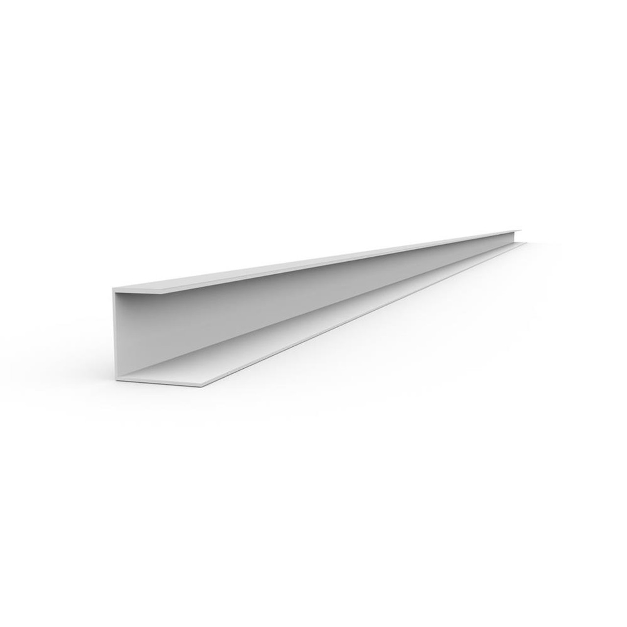 Proslat 48.5 in. PVC J Trim White