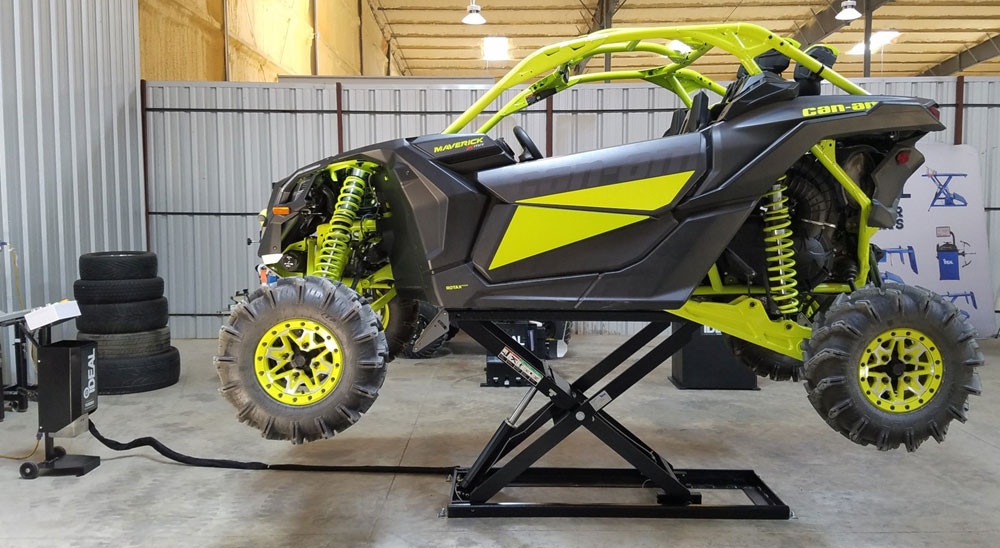 iDEAL UF2500EHXBLK ProSeries Utility & All Terrain Vehicle Lift Black Edition