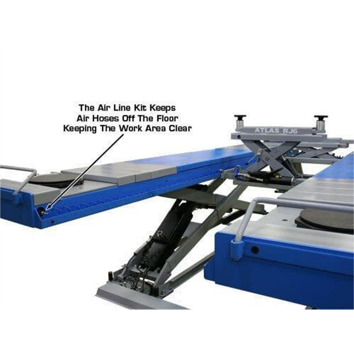 Atlas 12AWFSL Alignment Scissor Lift and RJ-6 Rolling Jacks Combo