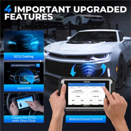 Topdon ArtiDiag900BT - 7" Bluetooth Scan Tool w/Serv Functions & Bi-Directional