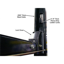 Atlas PRO8000EXT-L 4 Post Lift + RJ35 Sliding Jacks Combo