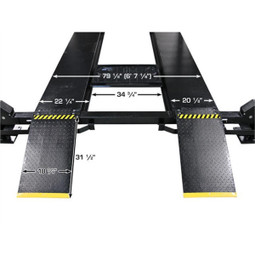 Atlas ALI Certified APEX9 4-Post Lift + RJ6 Rolling Bridge Jacks Combo Atlas ALI Certified APEX9 4-Post Lift + RJ6 Rolling Bridge Jacks Combo