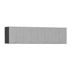 Ulti-MATE Garage 2.0 Series Silver Metallic 4-Piece Wall Cabinet Kit