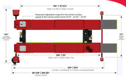 Rotary ARO16 16,000 lb ALI Certified Four-Post Open-Front Alignment Lift + Rolling Jacks Rotary ARO16 16,000 lb ALI Certified Four-Post Open-Front Alignment Lift + Rolling Jacks