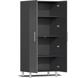 Ulti-MATE Garage 2.0 Series Grey Metallic 10-Piece Set with Dual Workstation Ulti-MATE Garage 2.0 Series Grey Metallic 10-Piece Set with Dual Workstation