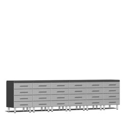 Ulti-MATE Garage 2.0 Series Silver Metallic 8-Piece Dual Workstation Kit Ulti-MATE Garage 2.0 Series Silver Metallic 8-Piece Dual Workstation Kit