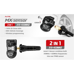 Autel 1-Sensor Bulk Box of (20) Individually Bagged with Rubber Press-in Valve Autel 1-Sensor Bulk Box of (20) Individually Bagged with Rubber Press-in Valve