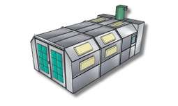 Tuxedo PBCF14927H Cross Flow Bridge Exhaust Paint Booth Tuxedo PBCF14927H Cross Flow Bridge Exhaust Paint Booth