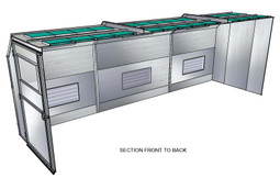 Tuxedo PDD-141026 Pitted Down Draft Paint Booth - Made in USA