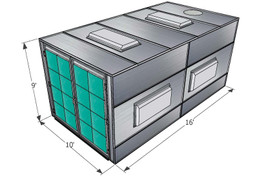 Tuxedo PBFB10916 Finishing Paint Booth - Made in USA Tuxedo PBFB10916 Finishing Paint Booth - Made in USA