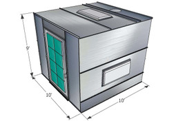 Tuxedo PBFB10910 Finishing Paint Booth - Made in USA Tuxedo PBFB10910 Finishing Paint Booth - Made in USA