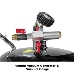 JohnDow JDI-20COMBO-B 20-Gallon Combination Fluid Evacuator & Oil Drain with Bowl