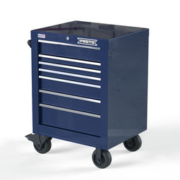 Proto Velocity 27" 7-Drawer Single Bank Roller Cabinet - Blue