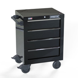 Proto Velocity 27" 4-Drawer Single Bank Roller Cabinet - Black