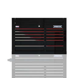 Proto Velocity 42" 12-Drawer Double Bank Top Chest - Black Proto Velocity 42" 12-Drawer Double Bank Top Chest - Black