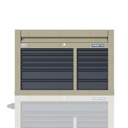 Proto Velocity 42" 12-Drawer Double Bank Top Chest - Desert Tan Proto Velocity 42" 12-Drawer Double Bank Top Chest - Desert Tan