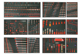 PROTO 497 PIECE FOAMED MASTER SET WITH 66" 11-DRAWER WORKSTATION